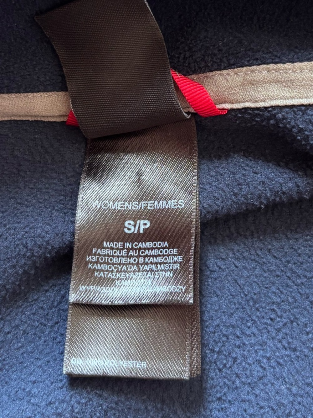 The North Face Full-Zip Fleece Jacket in Navy - Picture 6 of 10
